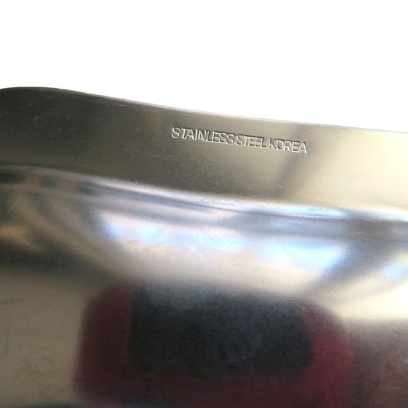 Vintage Stainless Steel Tray Vanity Serving Trinket Cosmetic Dresser Table - Picture 8 of 13